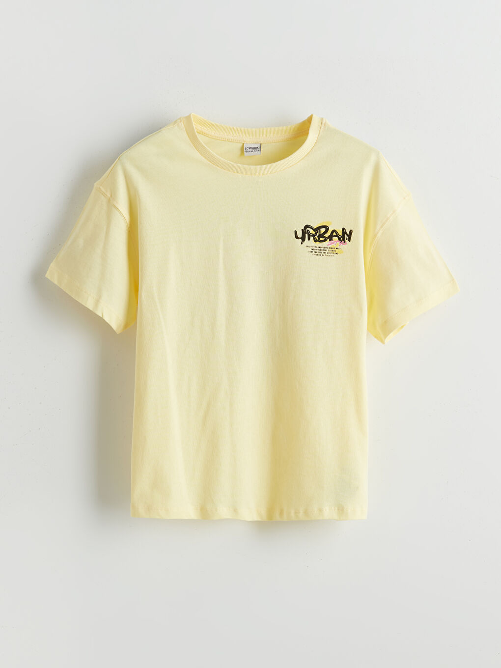 Crew Neck Girls' T-Shirt -S5K611Z4-TDB