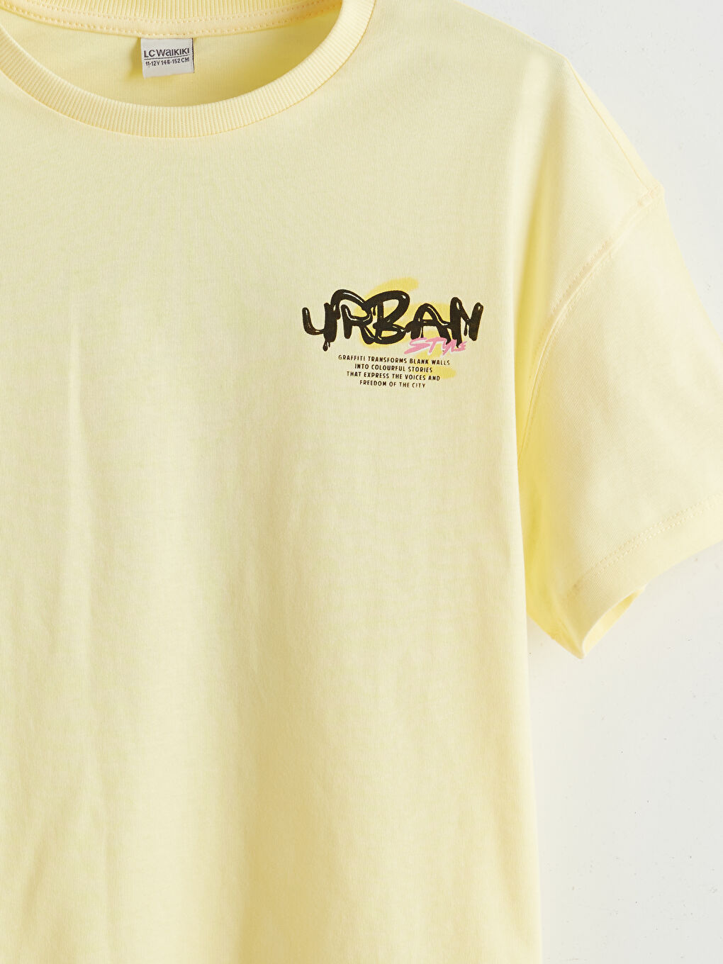 Crew Neck Girls' T-Shirt -S5K611Z4-TDB