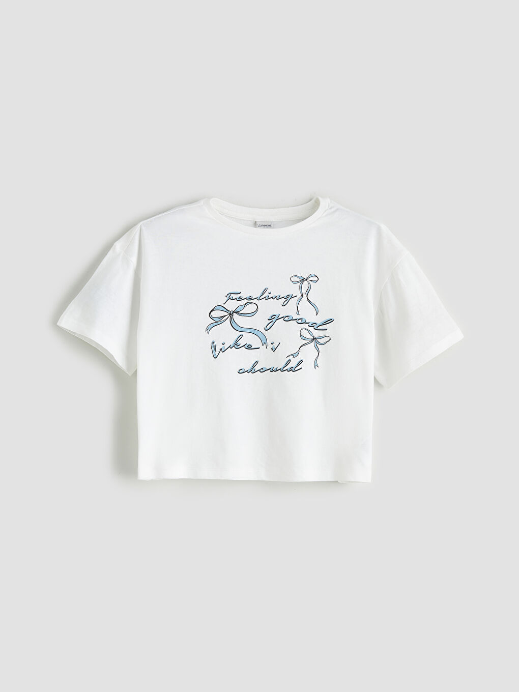 Crew Neck Girls' T-Shirt