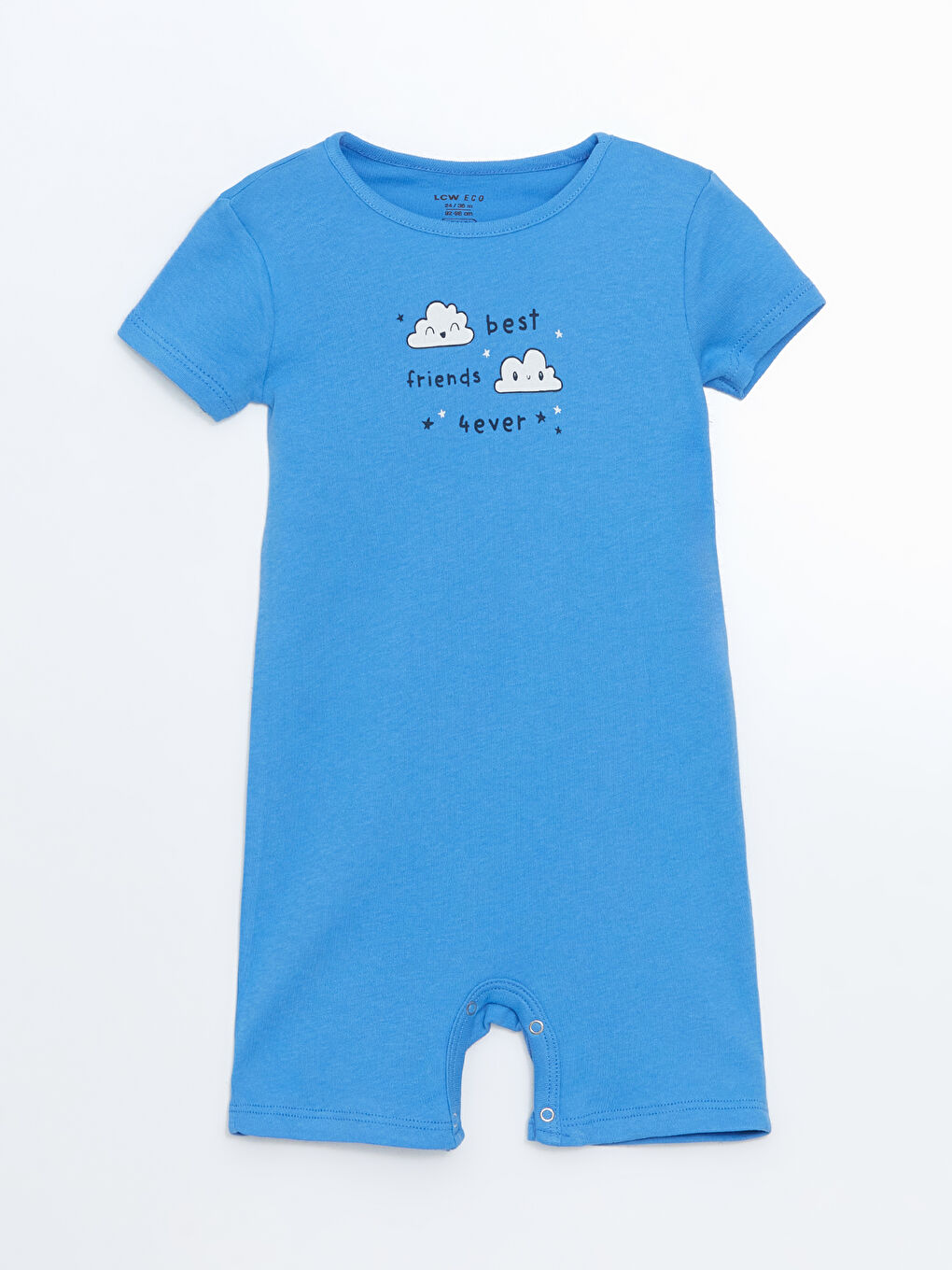 Crew Neck Cotton Baby Boys Romper -S5K644Z1-GW0