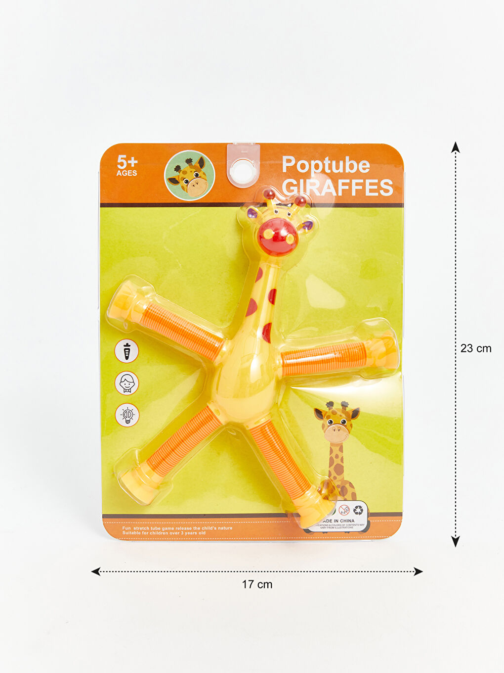Zürafa Figürlü Yapışkan Oyuncak Tekli-15