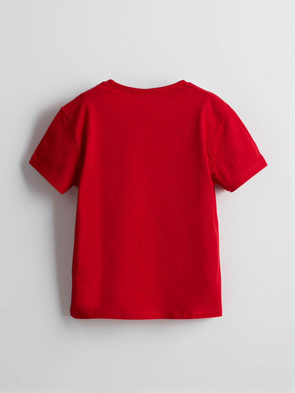 Kırmızı Atatürk Baskılı Erkek Çocuk Tişört-1