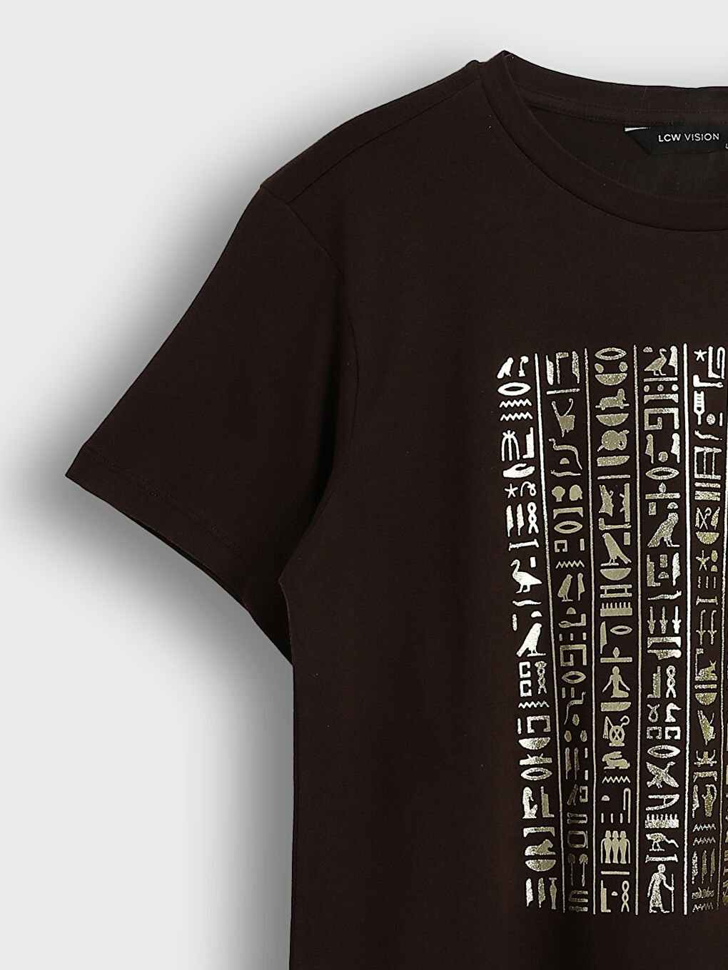 تيشيرت ياقة دائرية - نساء-2