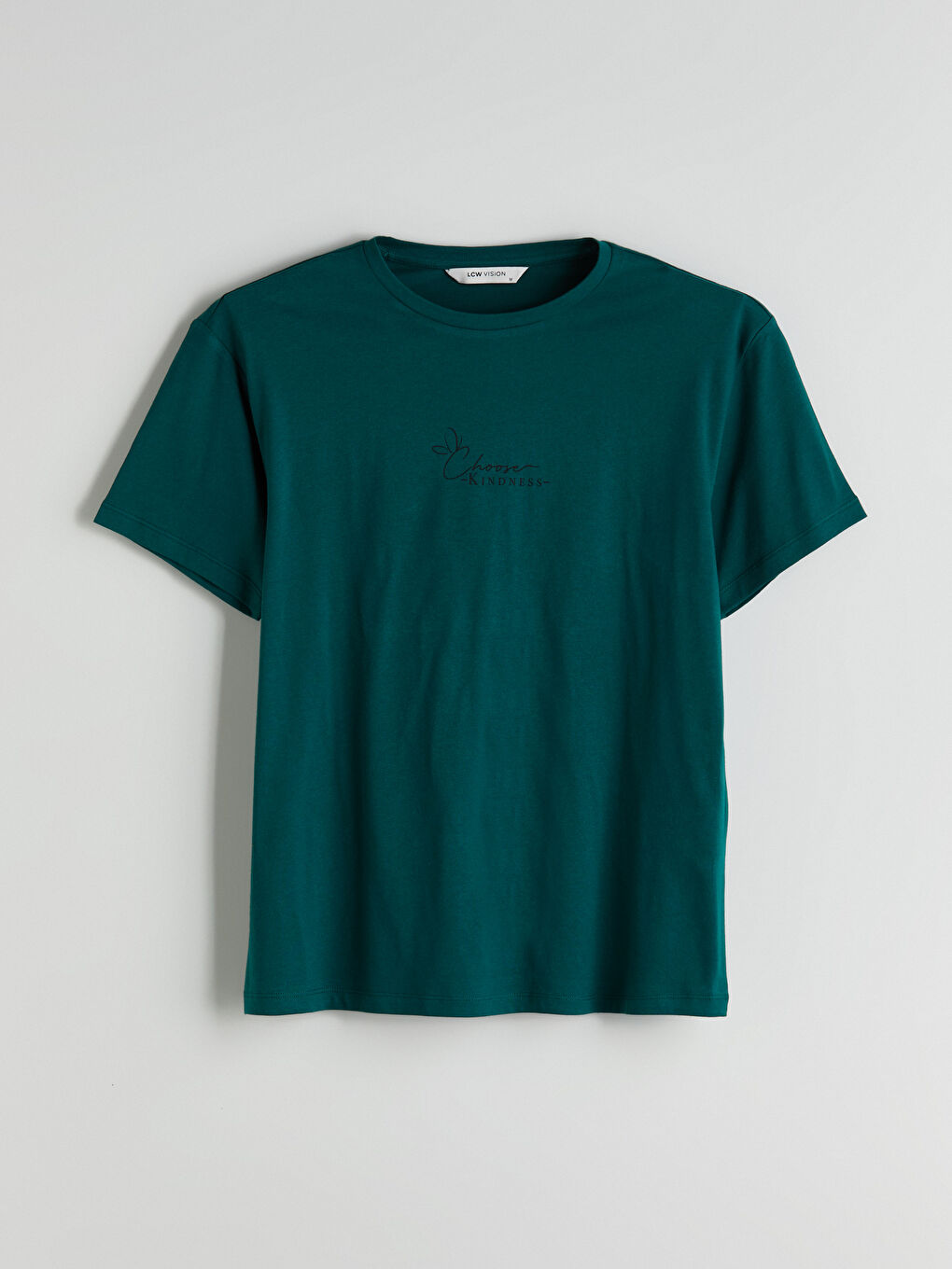 Crew Neck Printed Women's T-Shirt -S5K737Z8-KVX