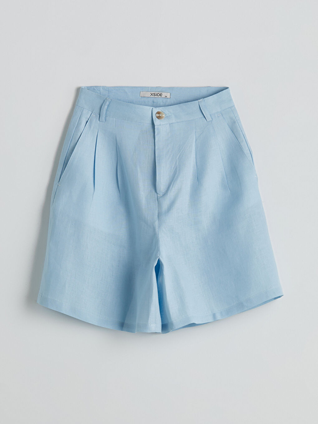 Loose Fit Linen Women's Shorts -S5K747Z8-QXG