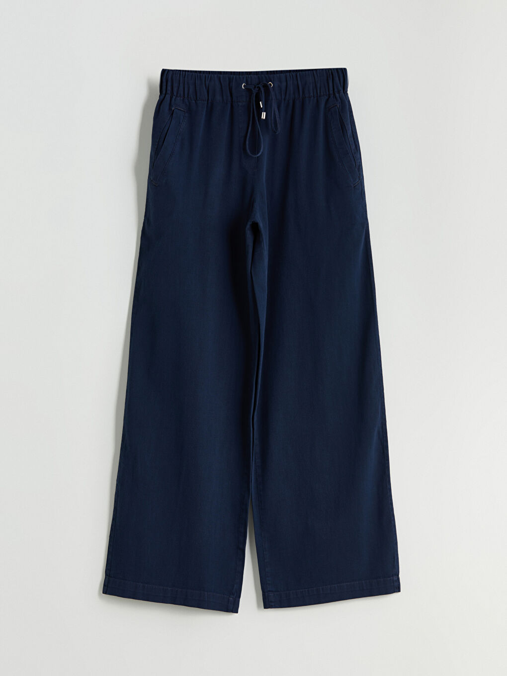 LCW Modest Elastic Waist Wide Leg Women's Jeans -S5K761Z8-H45