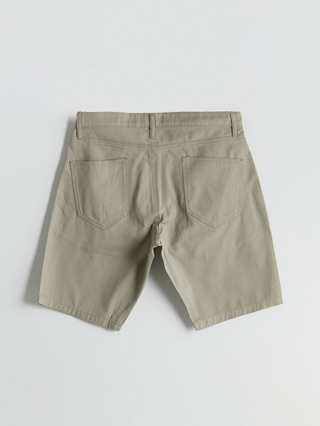 Ерлерге арналған тар пішімдегі саржа шолақ шалбар-5