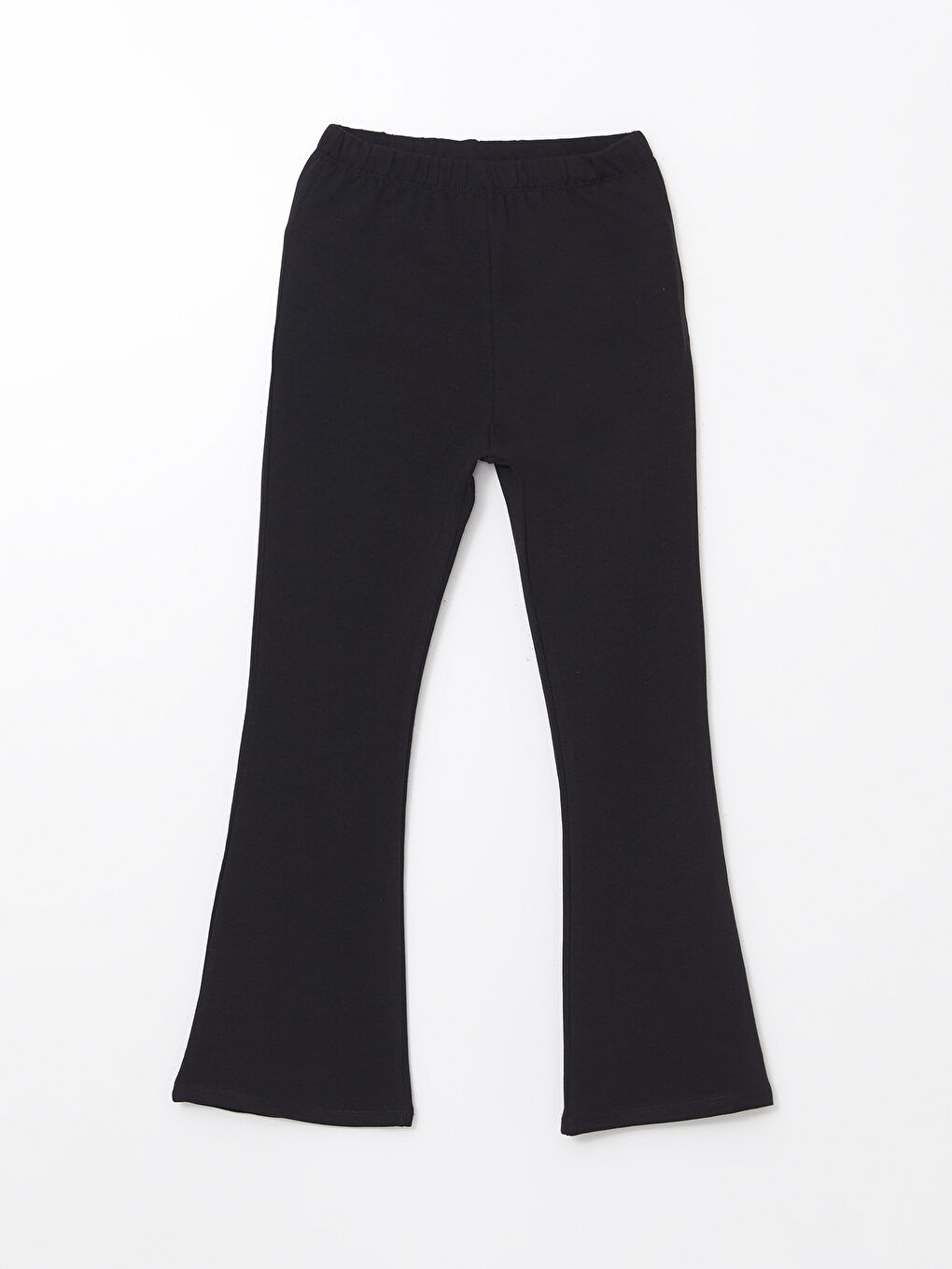 Elasticated Waist Flared Leg Girls' Leggings -W52266Z4-CVL