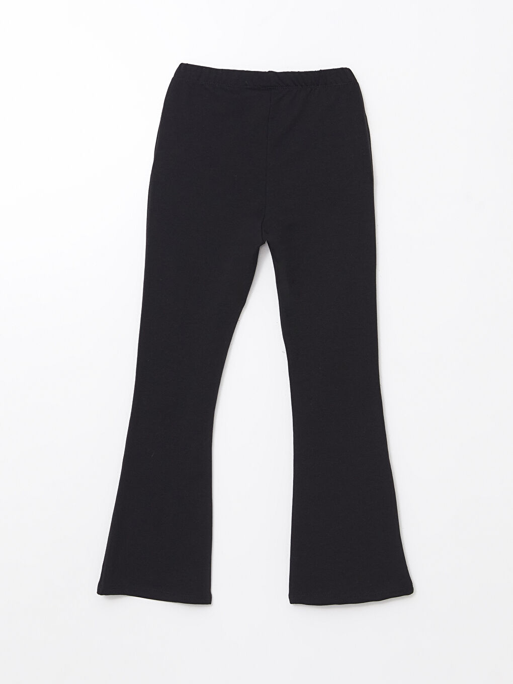 Elasticated Waist Flared Leg Girls' Leggings -W52266Z4-CVL