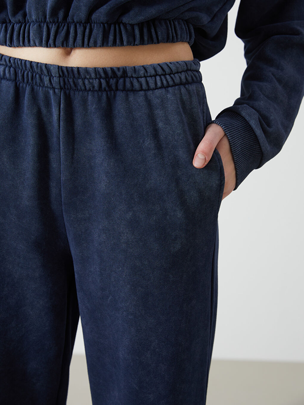 Women's Sweatpants with Elastic Waist -S5K821Z8-344