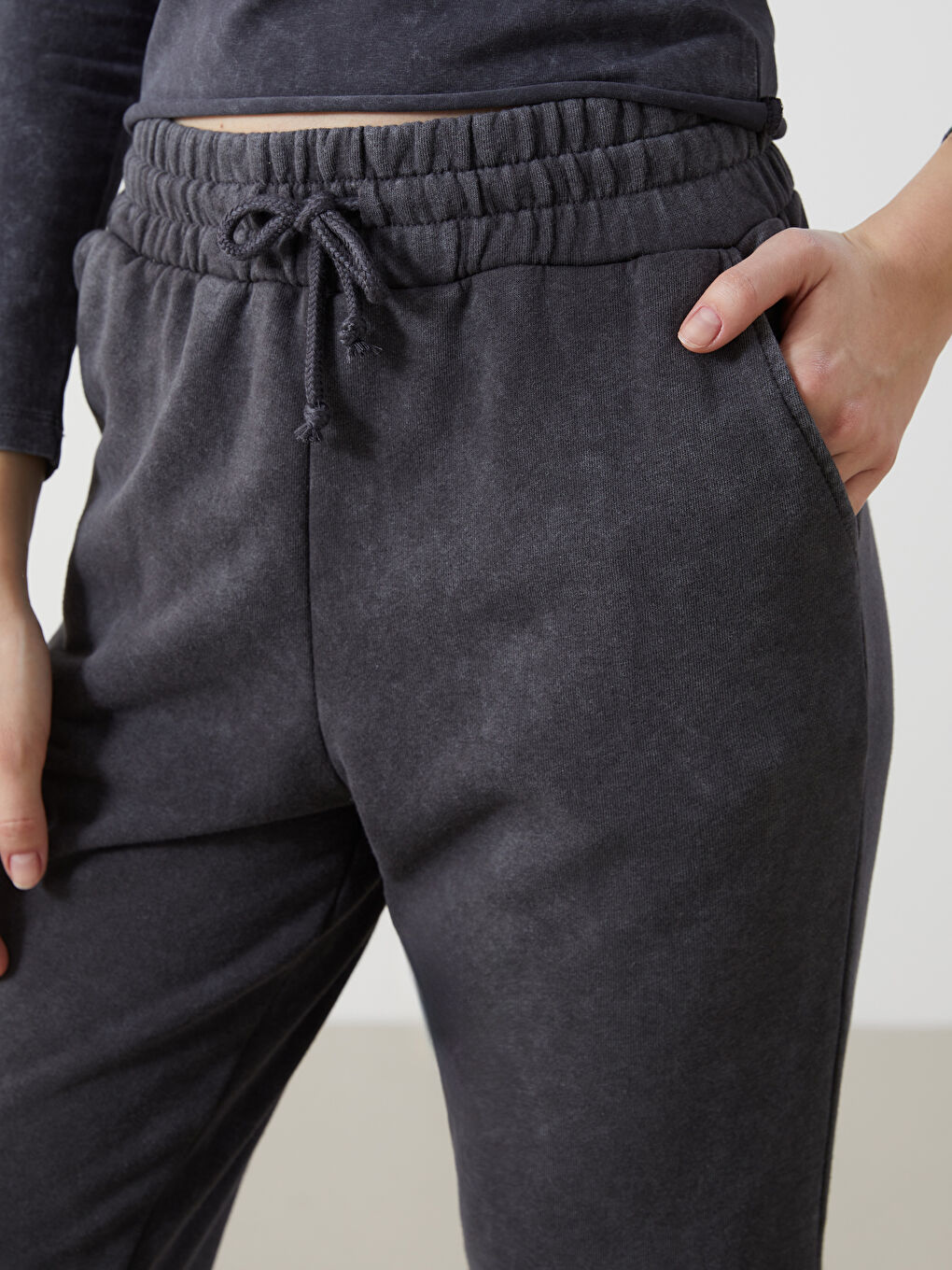 Elasticated Waist Women's Jogger Sweatpants -S5K823Z8-DC4
