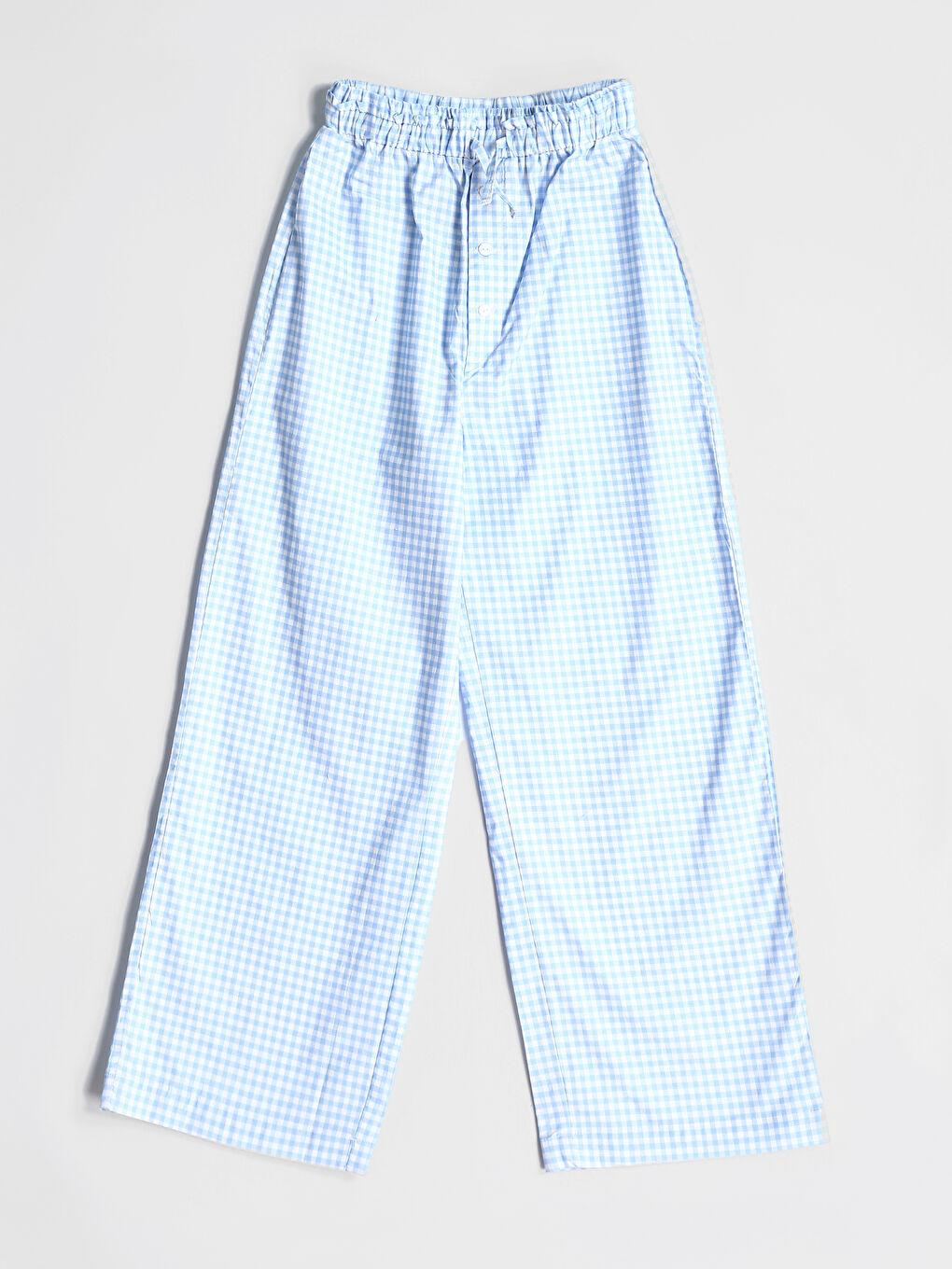 Pantalon Écossais pour Filles à Taille Élastiquée