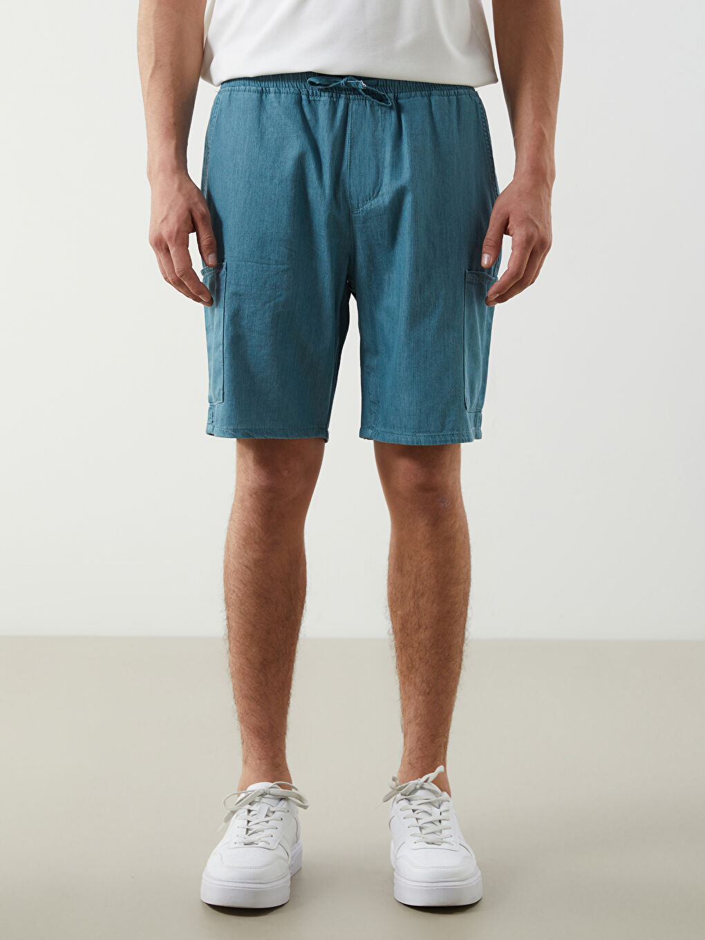 Comfortable Fit Men's Jean Shorts -S5K882Z8-HCG