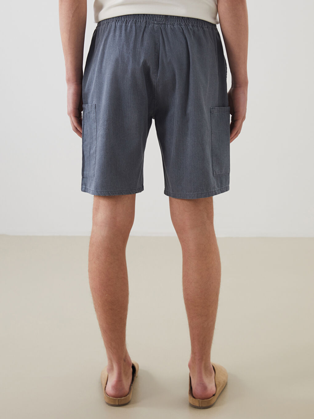 Relaxed Fit Men's Denim Shorts -S5K883Z8-H6Q