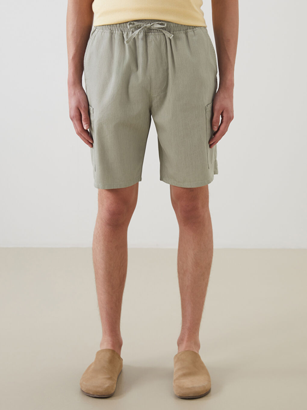 Relaxed Fit Men's Denim Shorts -S5K884Z8-GMZ