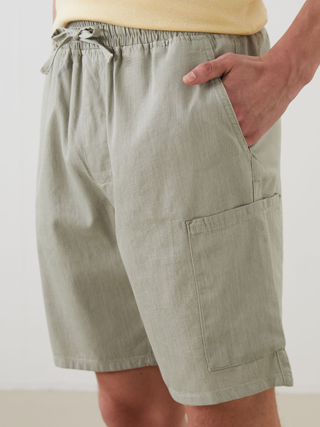 Relaxed Fit Men's Denim Shorts -S5K884Z8-GMZ