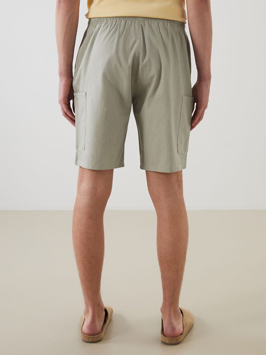 Relaxed Fit Men's Denim Shorts -S5K884Z8-GMZ