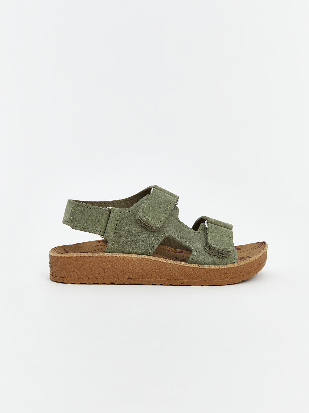 LCW STEPS Haki Cırt Cırtlı Erkek Bebek Sandalet - 1