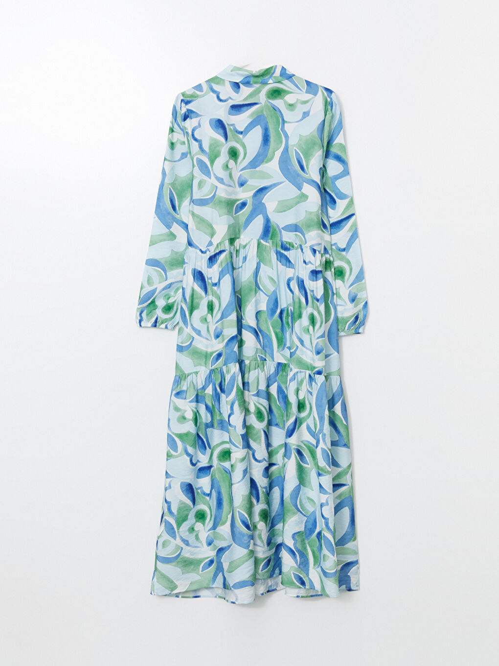 LCWAIKIKI Classic Kragenhals Gemustertes A-Form Kleid für Damen -S5K897Z8-LQQ