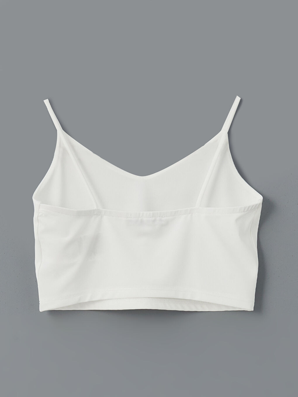 V-Neck Plain Strappy Women's Crop Top -S5K901Z8-Q6K