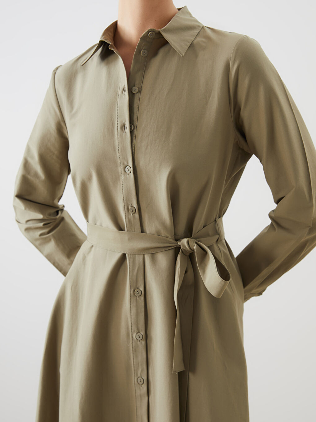 Poplin Women'S Shirt Dress -S5K927Z8-CX0