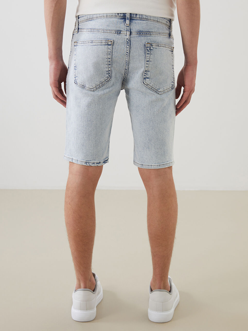 Skinny Fit Men's Denim Shorts -S5K944Z8-311
