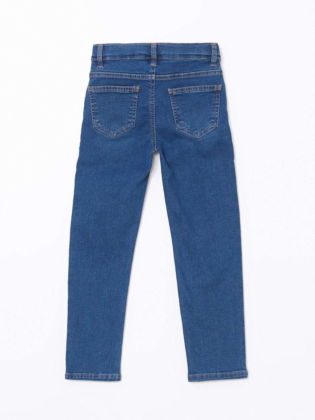 İndigo Beli Ayarlanabilir Lastikli Erkek Çocuk Jean Pantolon-2