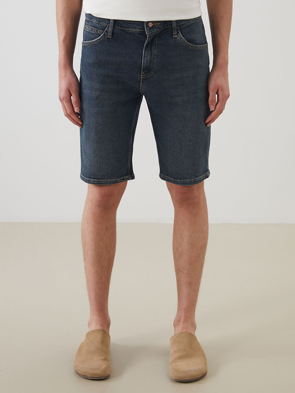 Standard Fit Men's Denim Shorts -S5K975Z8-333