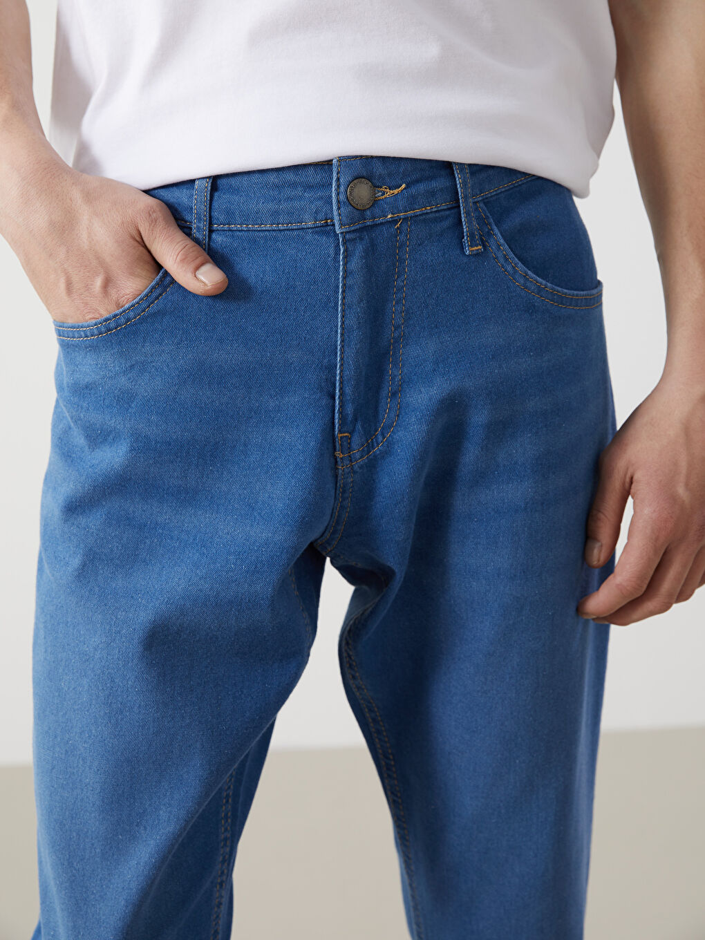 Slim Fit Men's Denim Trousers -S5K990Z8-311