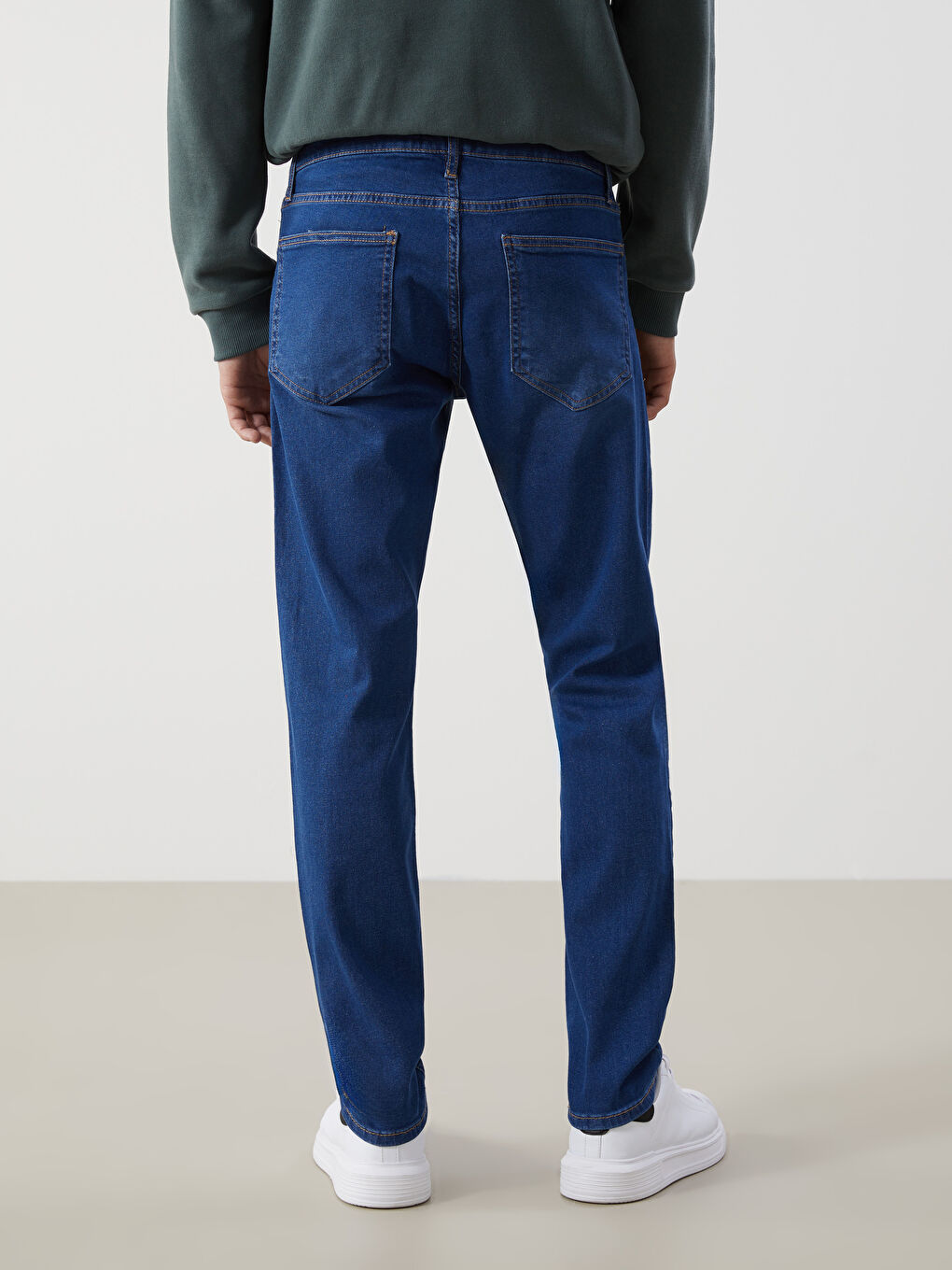 Slim Fit Men's Denim Trousers -S5K990Z8-507