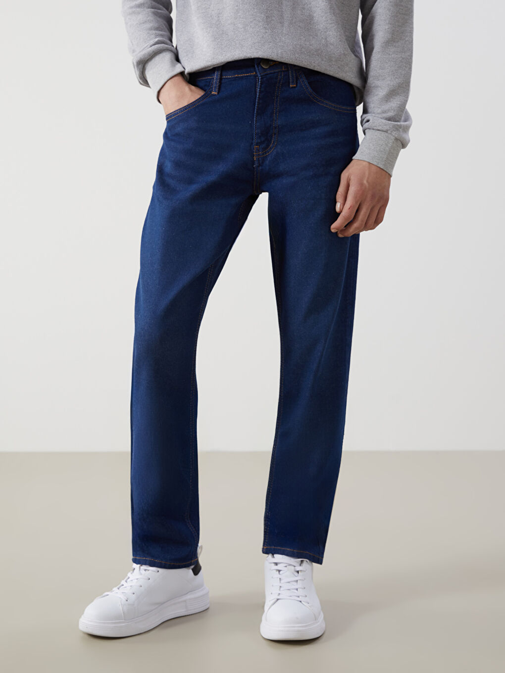 Slim Fit Men's Denim Trousers -S5K990Z8-CWU