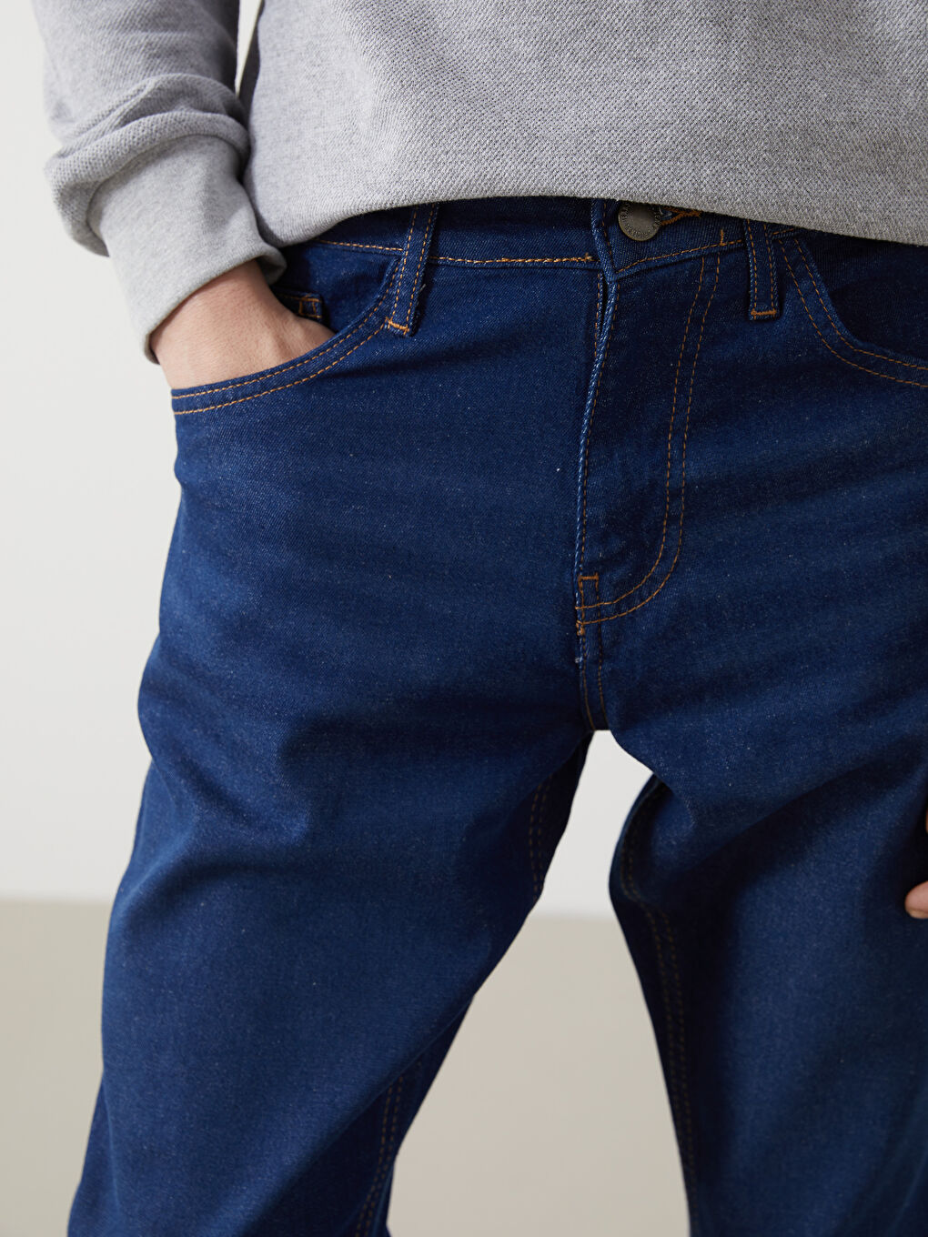 Slim Fit Men's Denim Trousers -S5K990Z8-CWU