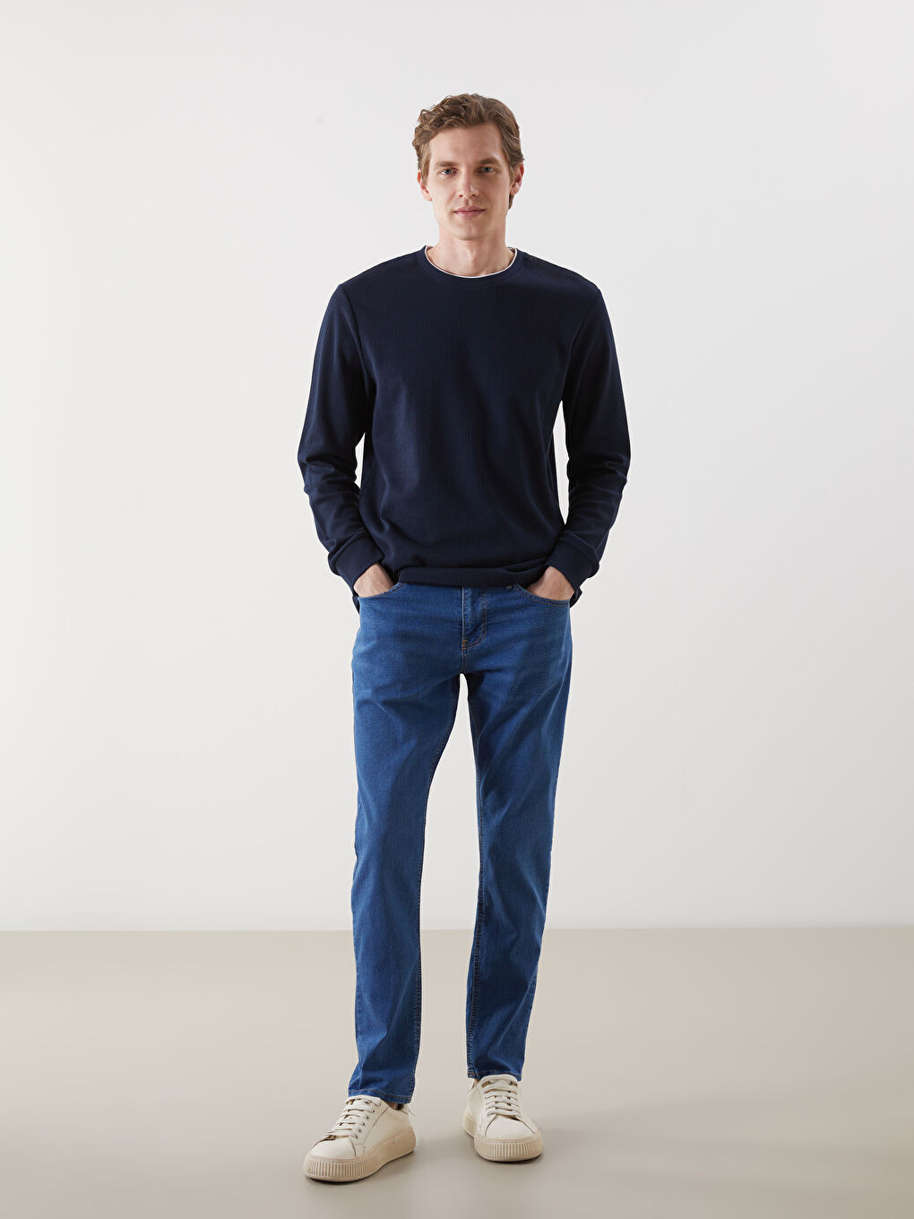 Slim Fit Men's Denim Trousers -S5K994Z8-507