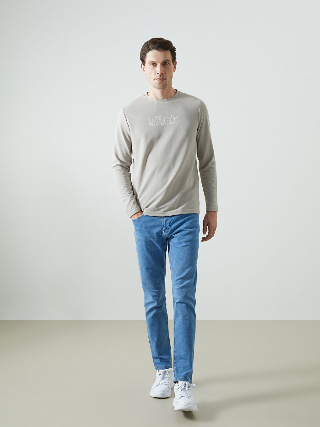 Slim Fit Men's Denim Trousers -S5K994Z8-311