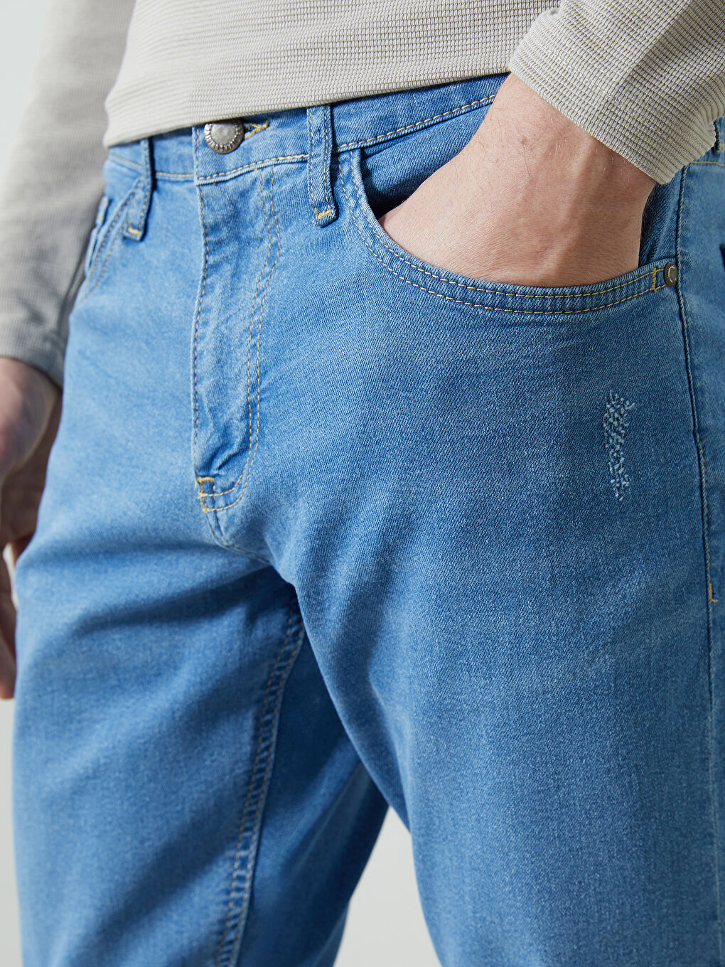 Slim Fit Men's Denim Trousers -S5K994Z8-311
