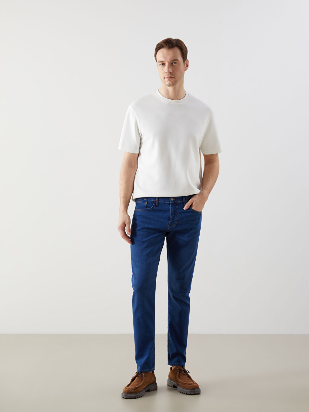 Slim Fit Men's Denim Trousers -S5K995Z8-507