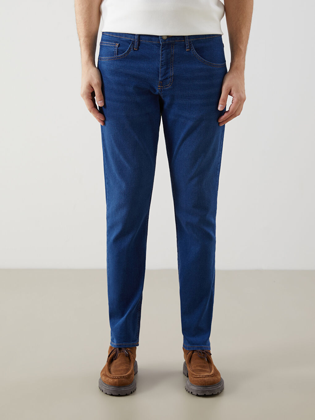 Slim Fit Men's Denim Trousers -S5K995Z8-507