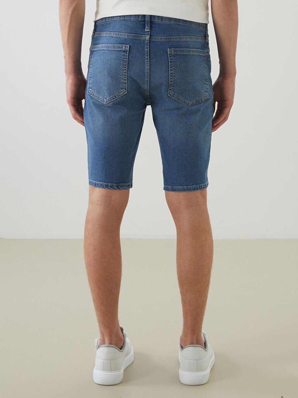 Slim Fit Men's Denim Shorts -S5K999Z8-H45