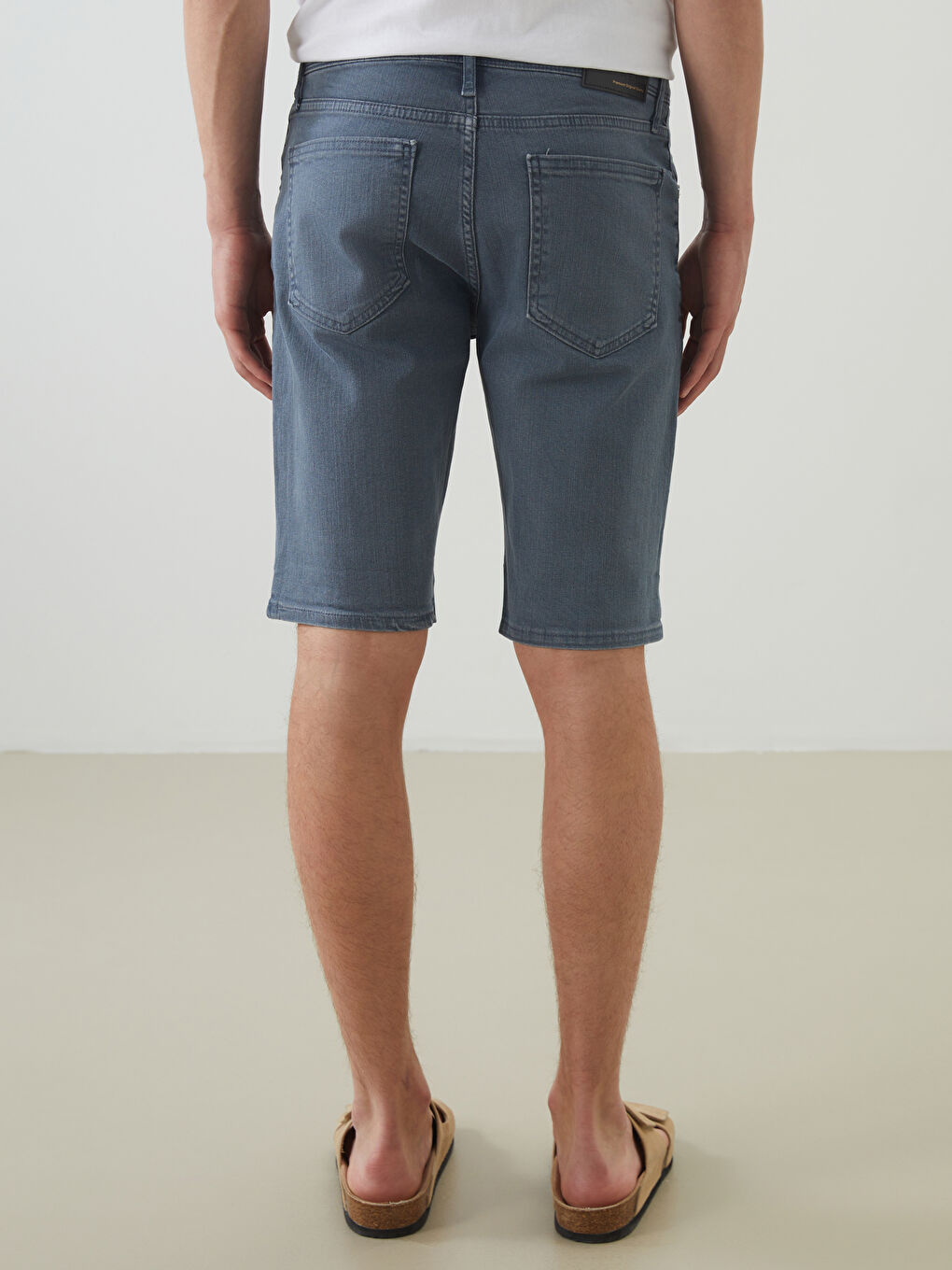Standard Fit Men's Denim Shorts -S5KA09Z8-GRD