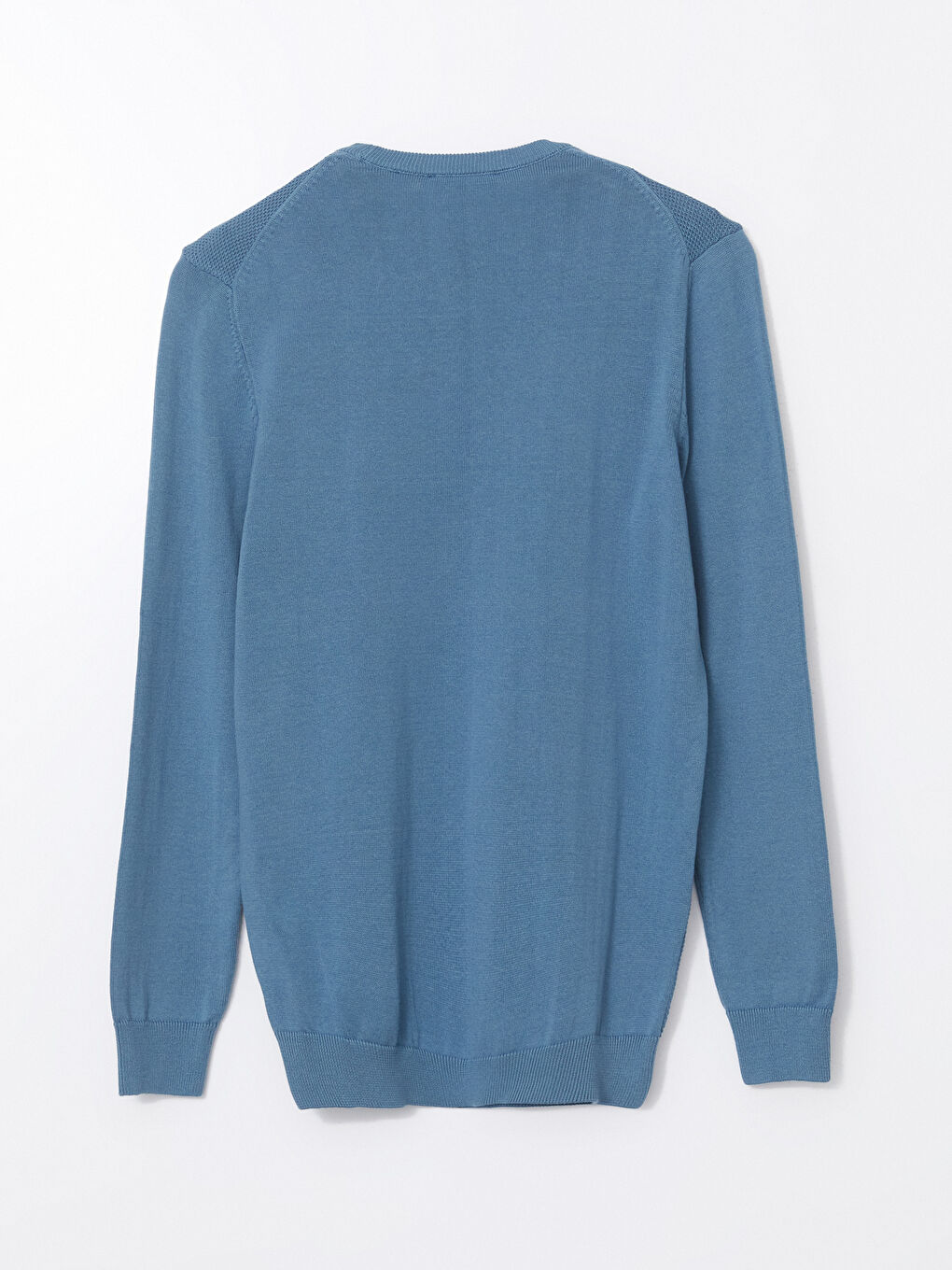 Crew Neck Long Sleeve Men's Tricot Sweater-9