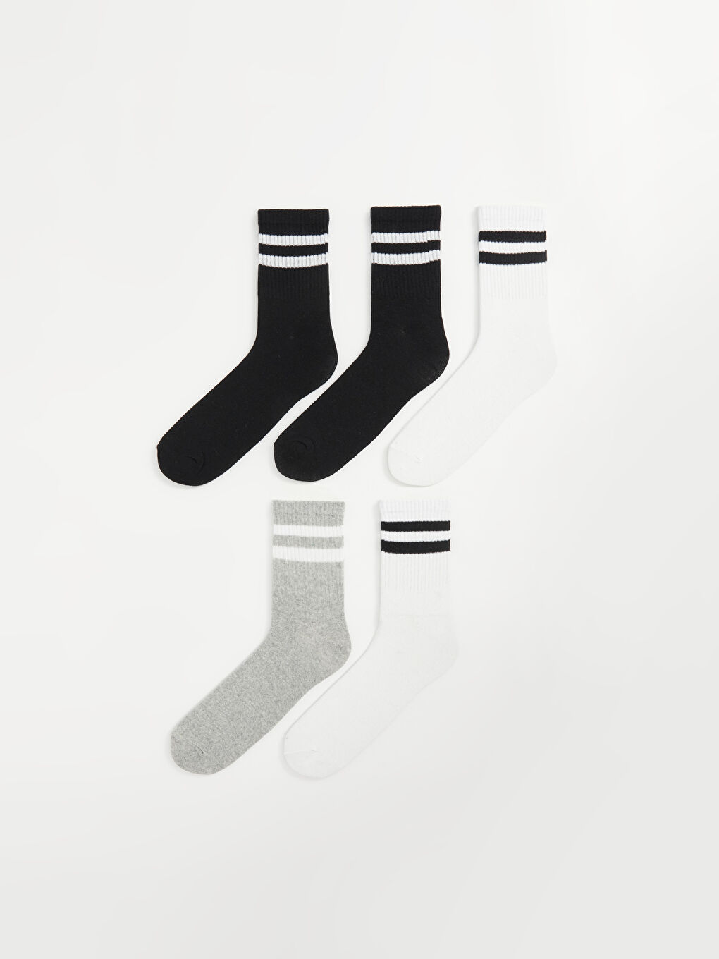 LCW ACCESSORIES Prugaste Muške Čarape do Gležnja Pakovanje od 5 Komada -W52347Z8-K00