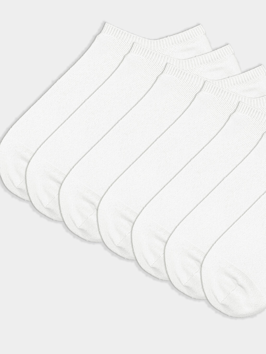 LCW ACCESSORIES Men's Trainer Socks 7 Pack -W52377Z8-J5E