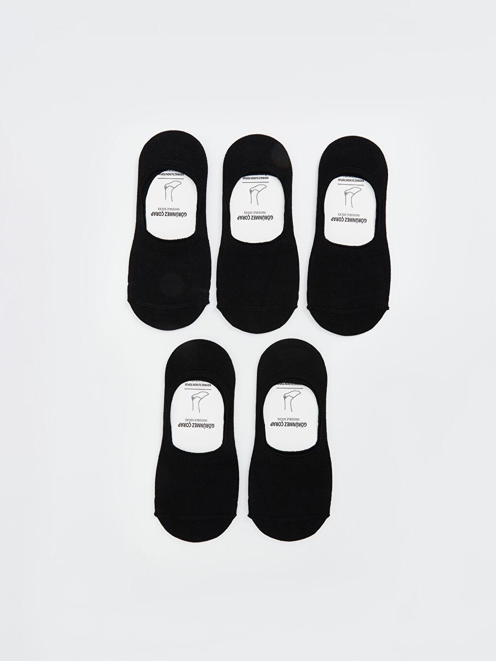 LCW ACCESSORIES Men's Invisible Socks 5 Pack -W52381Z8-HEG