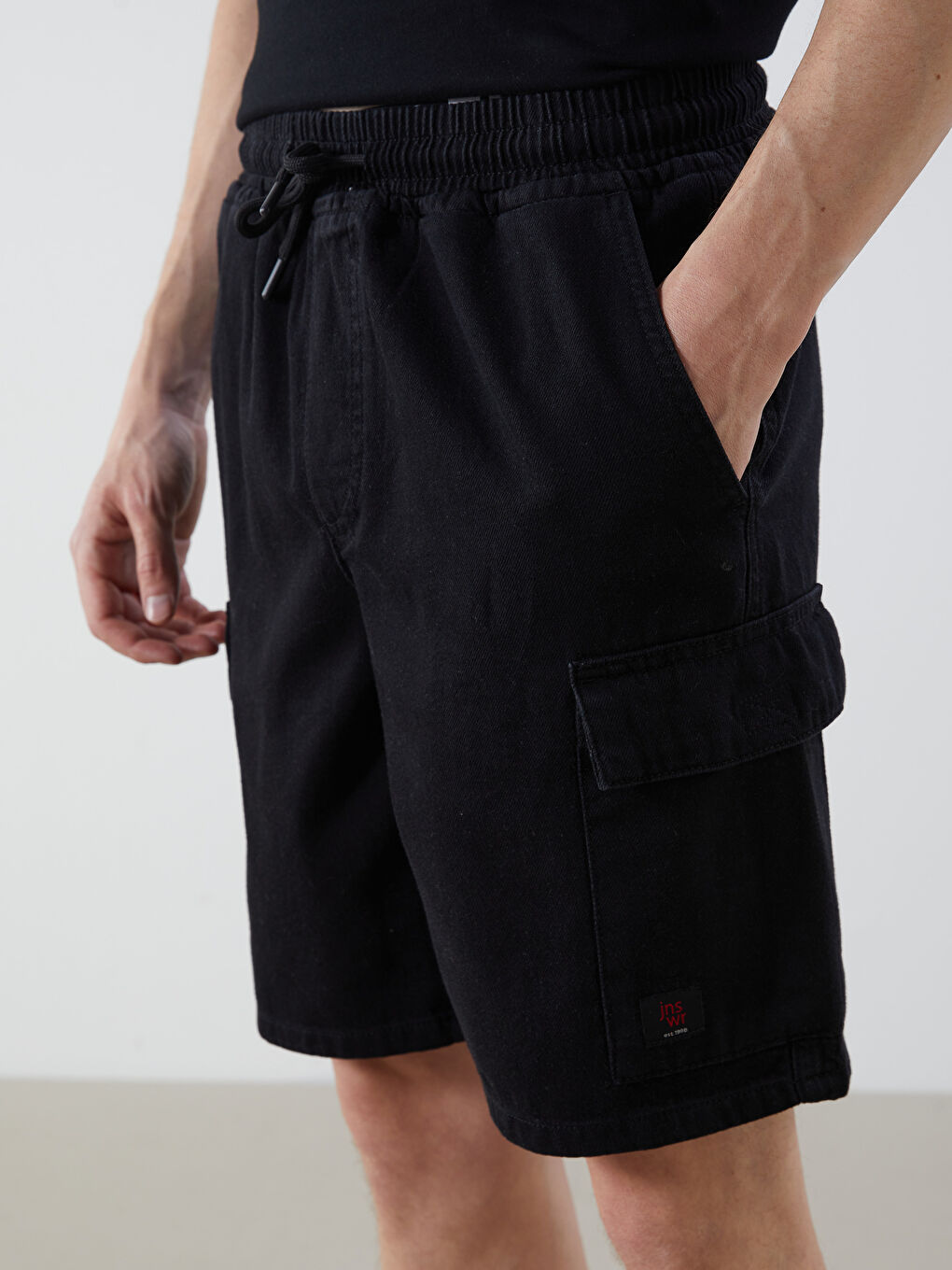 Relaxed Fit Men's Denim Shorts -S5KA81Z8-326