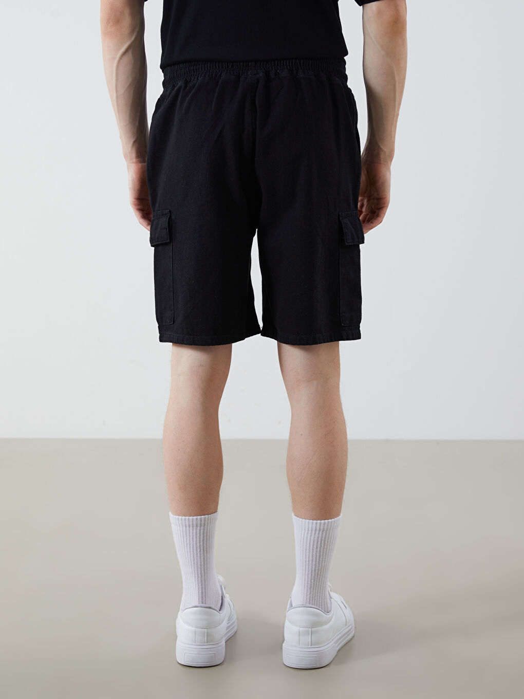 Relaxed Fit Men's Denim Shorts -S5KA81Z8-326