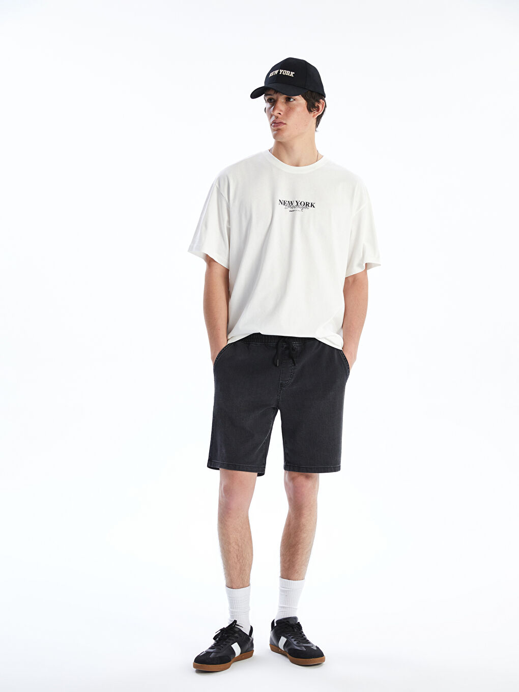 Comfortable Fit Men's Jean Shorts -S5KA95Z8-M0U