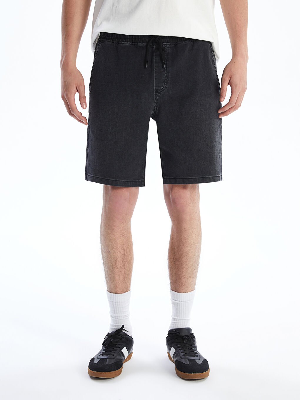 Comfortable Fit Men's Jean Shorts -S5KA95Z8-M0U