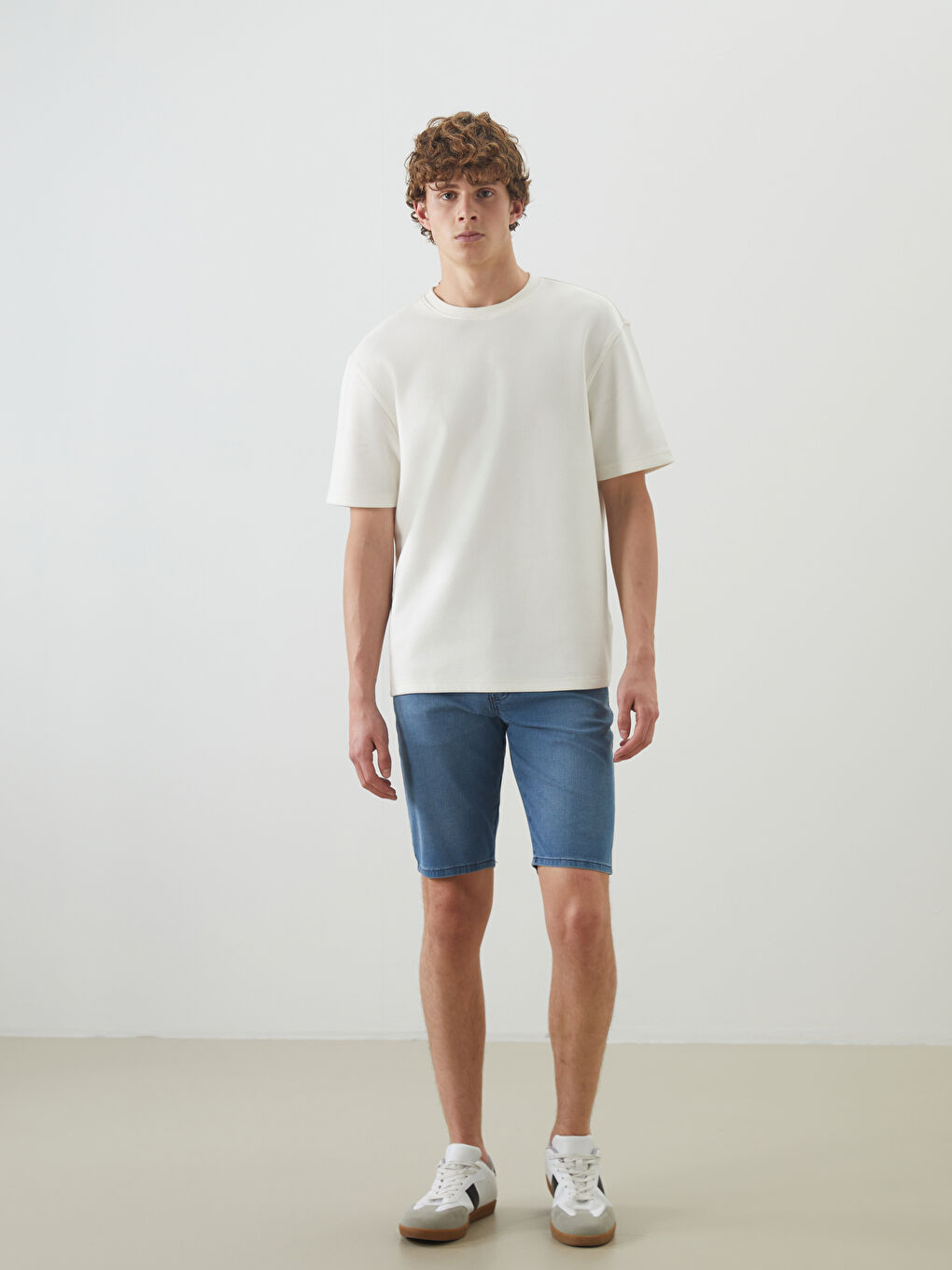 Super Skinny Fit Men's Denim Shorts -S5KA96Z8-H45