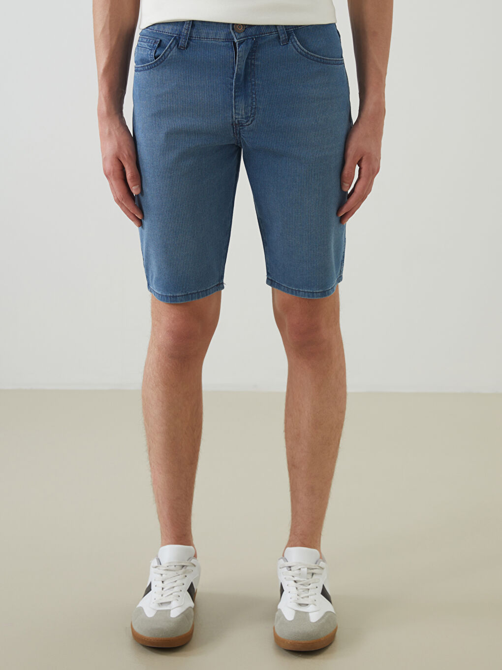 Super Skinny Fit Men's Denim Shorts -S5KA96Z8-H45