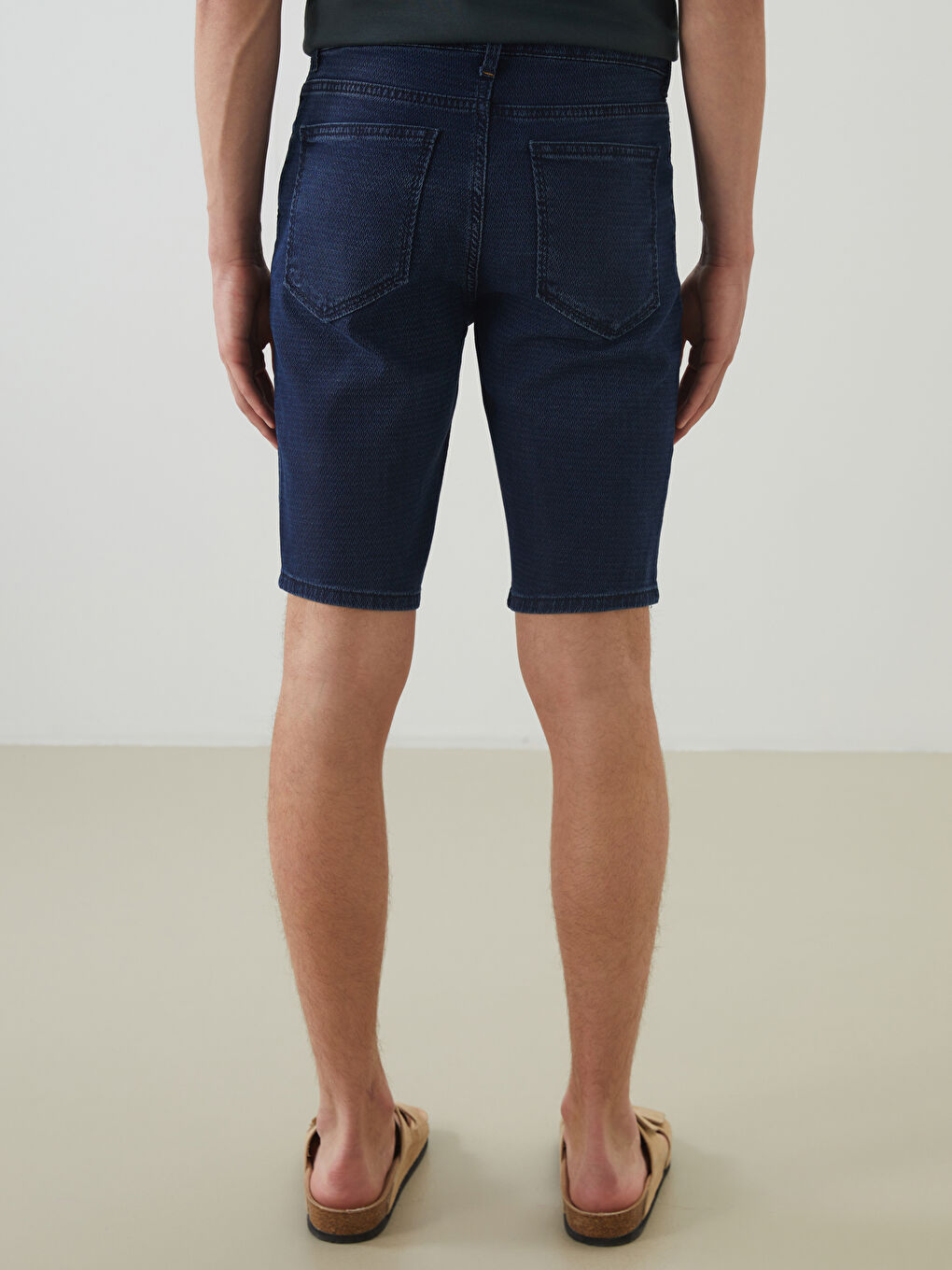 Skinny Fit Men's Denim Shorts -S5KA97Z8-309